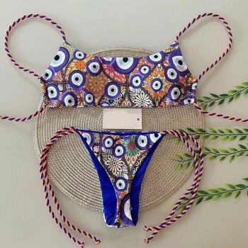 Leopard Print Bikini 2 Piece Set Brazilian Swimwear